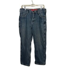 Berne Ladies Blue Denim Jeans Custom Fit lined Size 12 Short